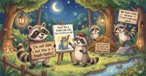 raccoon puns