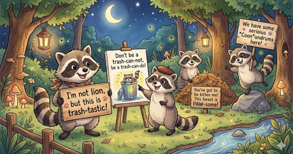 raccoon puns