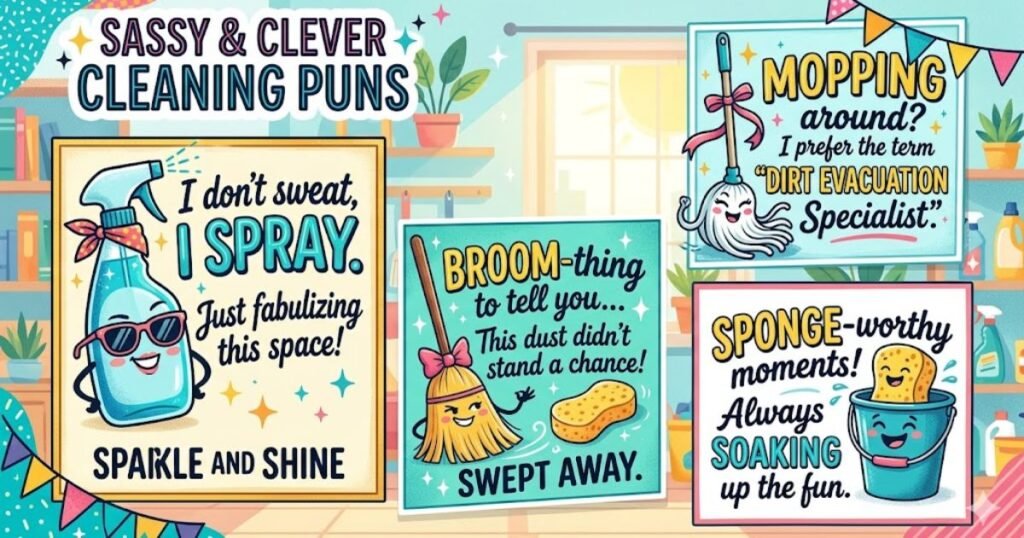Sassy and Witty Cleaning Puns