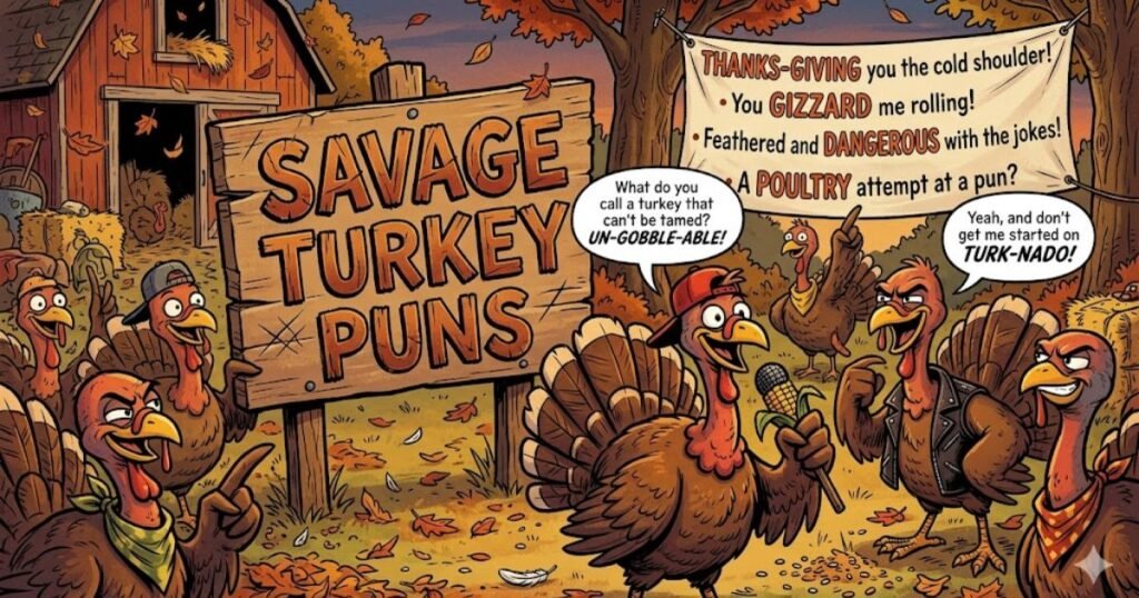 Savage Turkey Puns