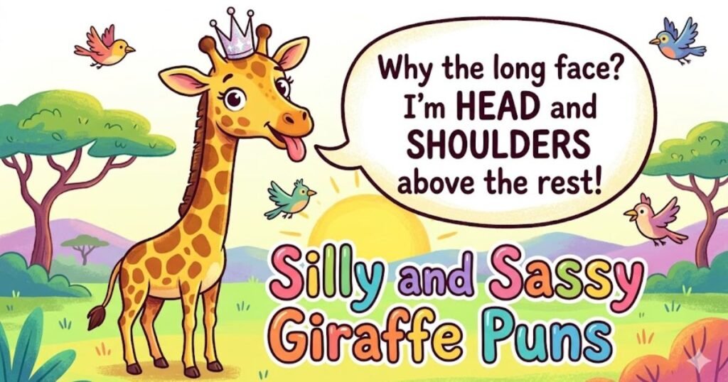 Silly and Sassy Giraffe Puns