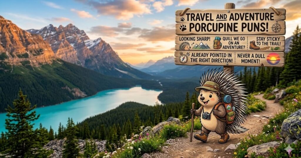 Travel and Adventure Porcupine Puns