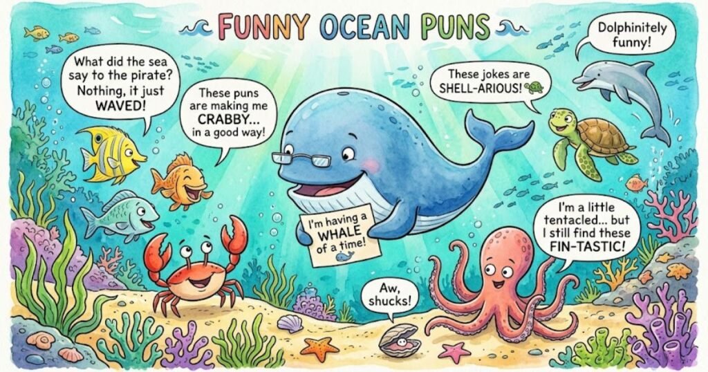 🌊 Funny Ocean Puns